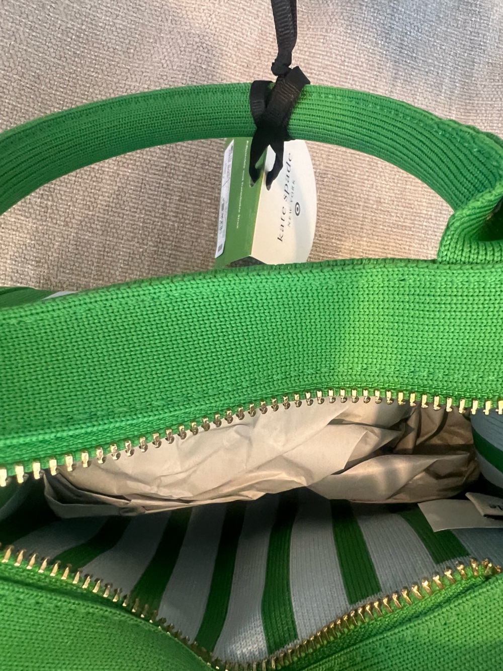 Kate Spade x target Green Stripe Mini Tote - Picture 8 of 15